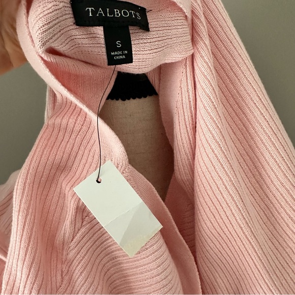 Talbots Women’s Ribbed Boatneck Dolman Sleeve Lightweight Sweater - Picture 4 of 5